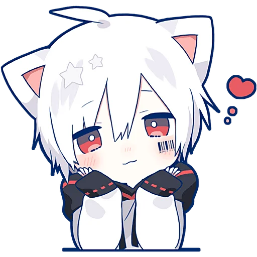 Стикер Мафу котик 2