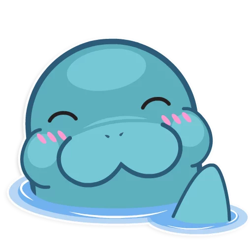 Стикер Ohhh Manatee!