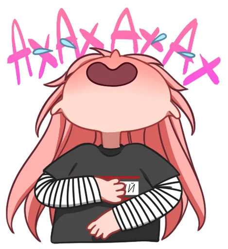 Стикер Маня Рефлай