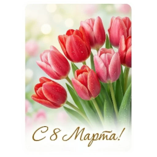 Стикер 8 марта
