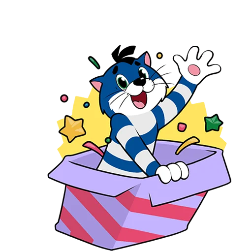 Стикер Новогодний Матроскин Без Текста