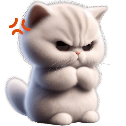 Стикер Милый котик