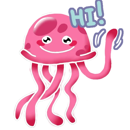 Стикер Медузька