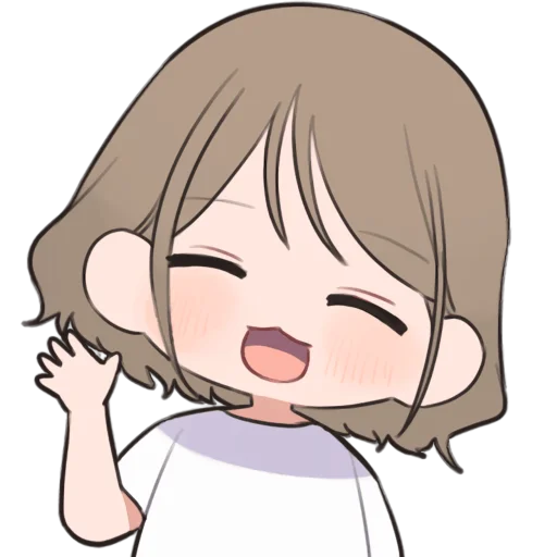 Стикер Кроткая тян