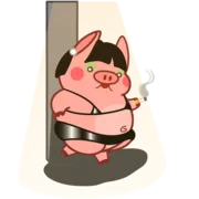 Стикер +18 Спелый Свин Валера / +18 Mellow Pig Valera