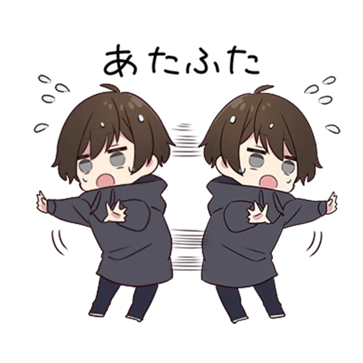 Стикер Menhera-kun