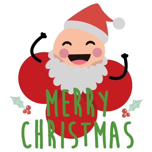 Стикер Merry Christmas