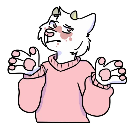 Стикер Milk and Cat