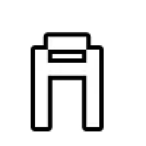 Стикер Латинский алфавит