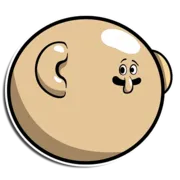 Стикер минимал ебальце