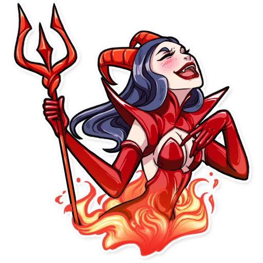 Стикер Miss Devil