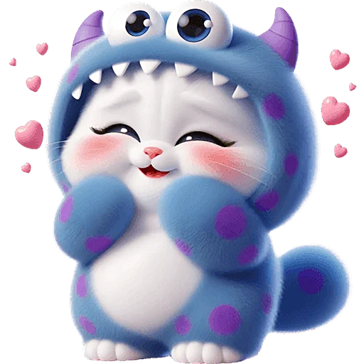 Стикер Монстр Кэтти