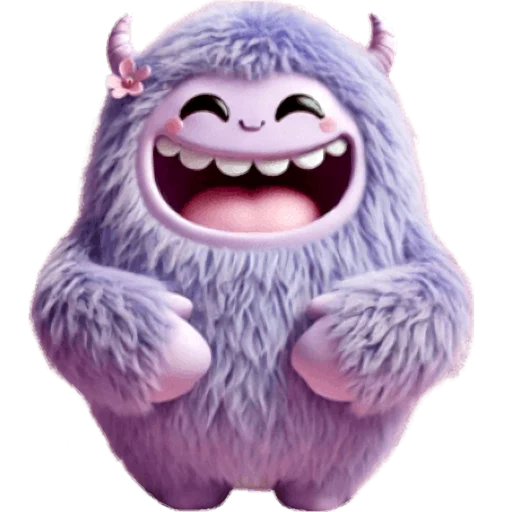 Стикер Фиолетовый монстр