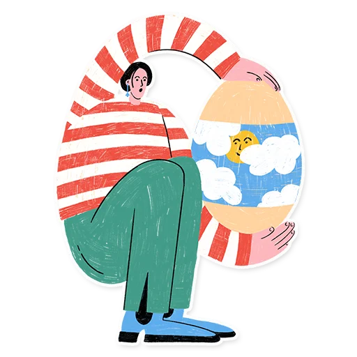 Стикер Настрій: Великдень із «Сільпо || Mood: Easter with Silpo»