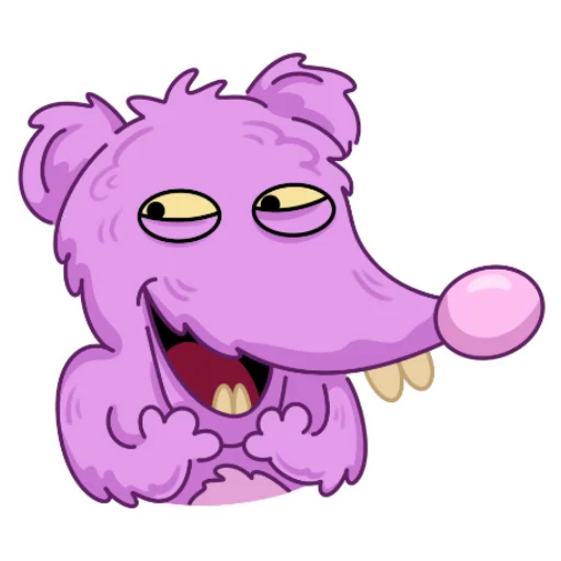 Стикер Мыша FLUFFY