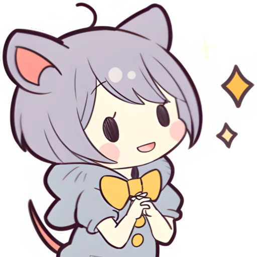 Стикер Прекрасная мышь