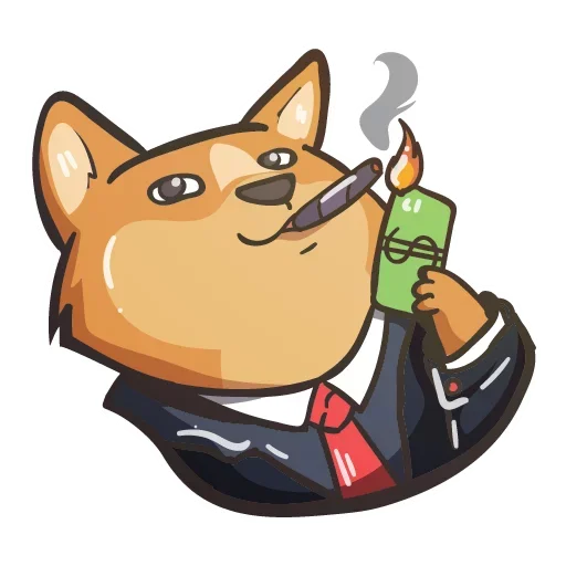 Стикер Crypto Doge