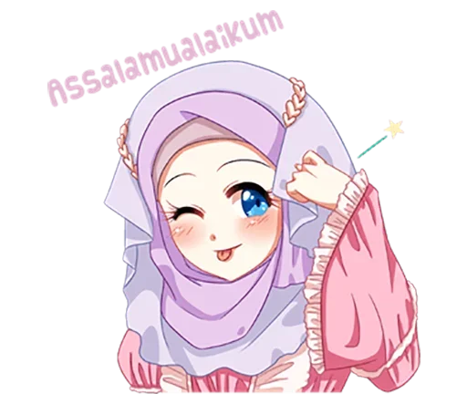 Стикер Hijab Princess
