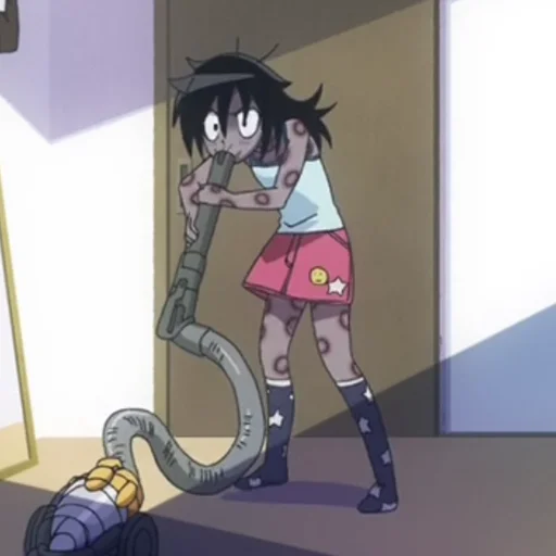 Стикер Не моя вина что я не популярна Watamote