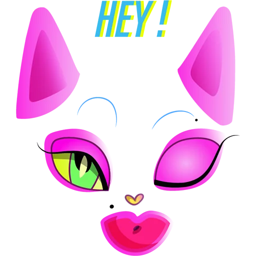 Стикер Naughty Kitty