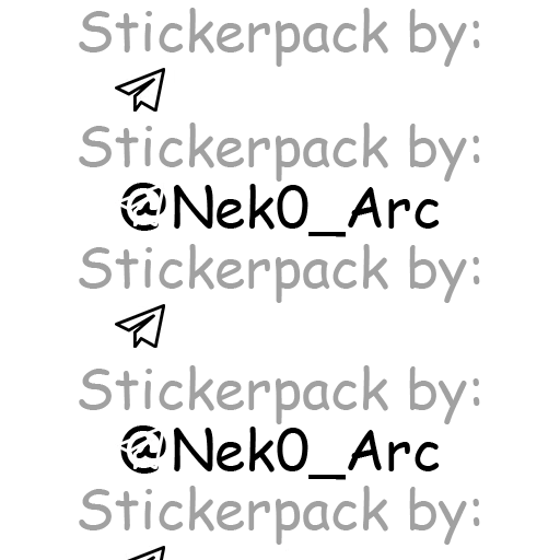 Набор стикеров