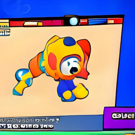 Стикер Нейронный Бравл Старс