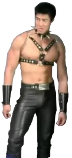 Стикер Невнимательный лебедь спасается от льва