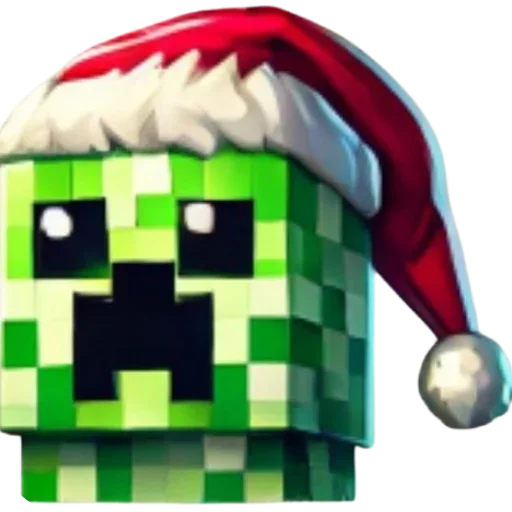 Стикер Новогодний крипер