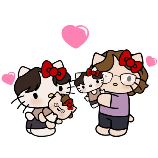 Стикер Никюры китти