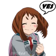 Стикер OCHAKO URARAKA