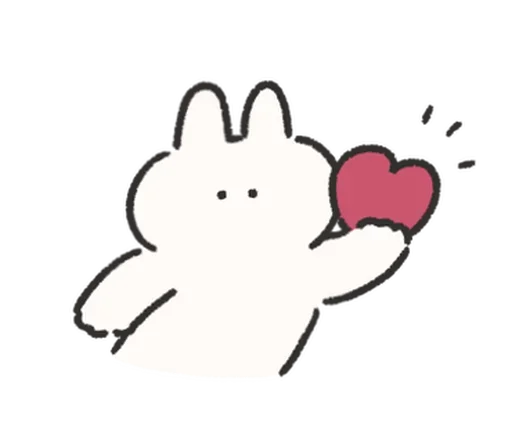 Стикер Rabbit Love