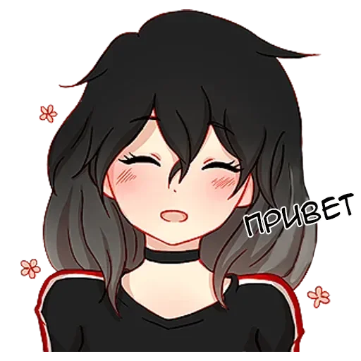 Стикер Послушная девочка