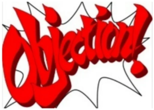 Стикер Objection!