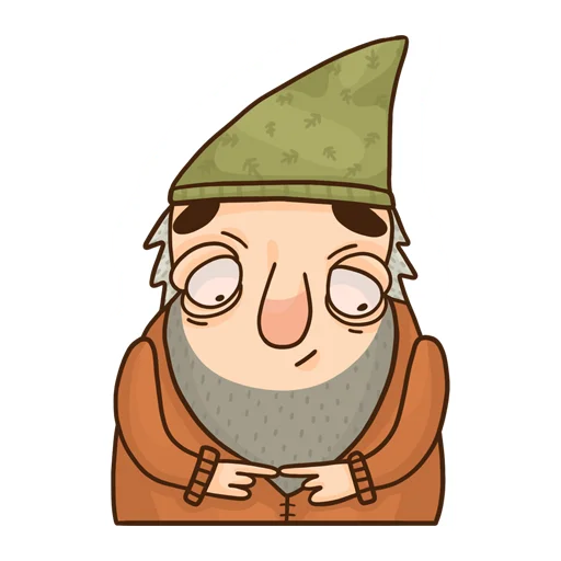 Стикер Grumpy Gnome