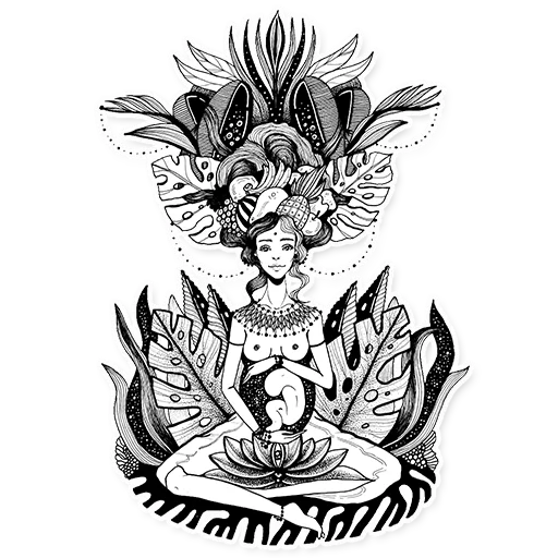 Стикер Olya Balarama Art