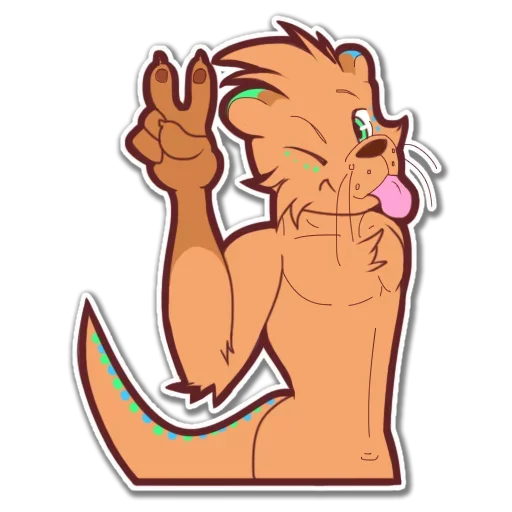 Стикер Mischievous