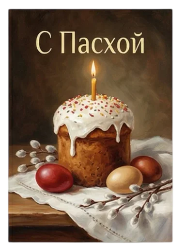 Стикер Пасха 🐣