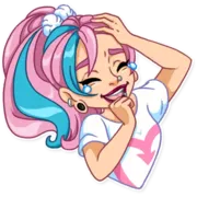 Стикер Pink Power