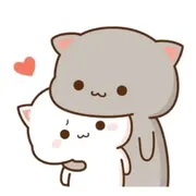 Стикер Mochi Mochi Peach Cat