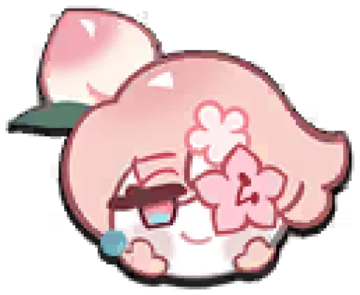 Стикер Peach Blossom Cookie