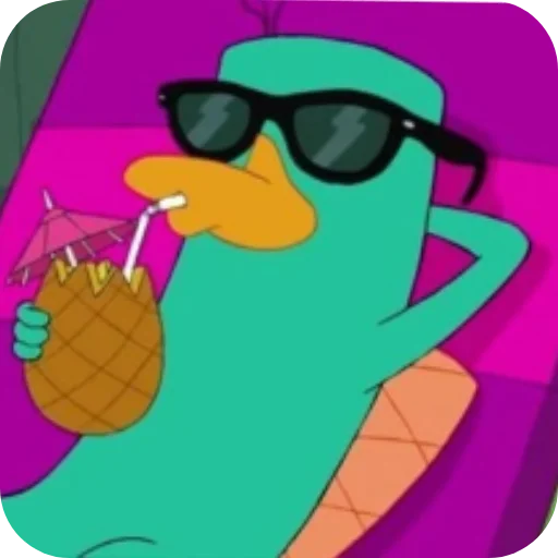 Стикер Перри Утконос