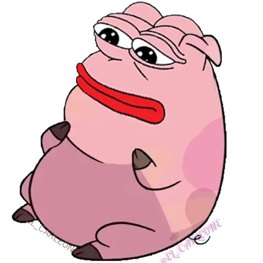 Стикер Pink Pepe