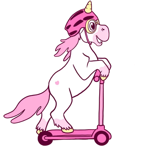 Стикер Pink Unicorn