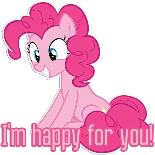 Стикер Pinkie Pink