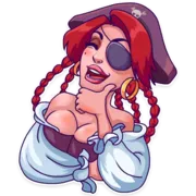 Стикер Rica the Pirate