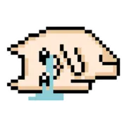 Стикер Pixel cat