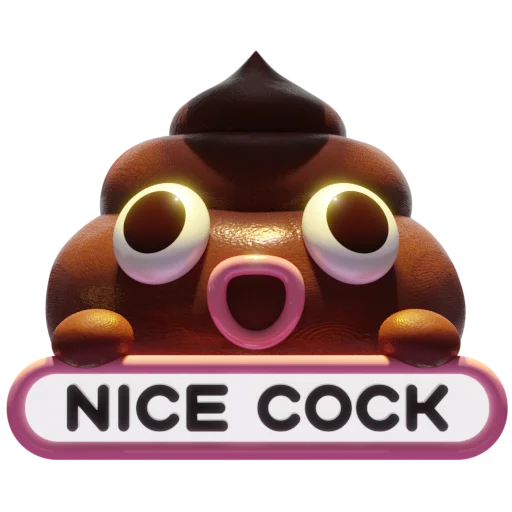 Стикер Boo The Poo