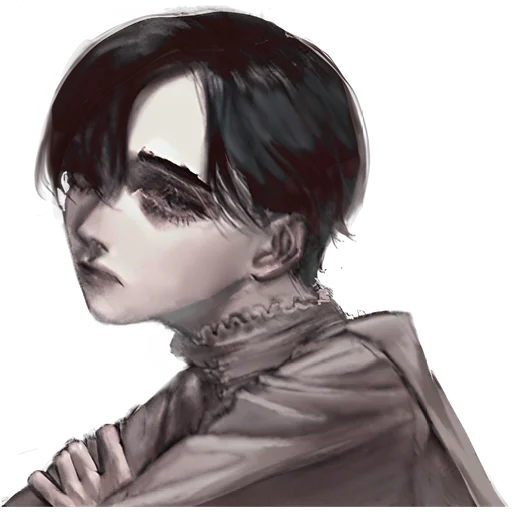 Стикер Несчастный мальчик