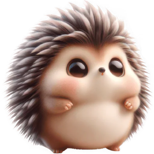 Стикер Ежик милый