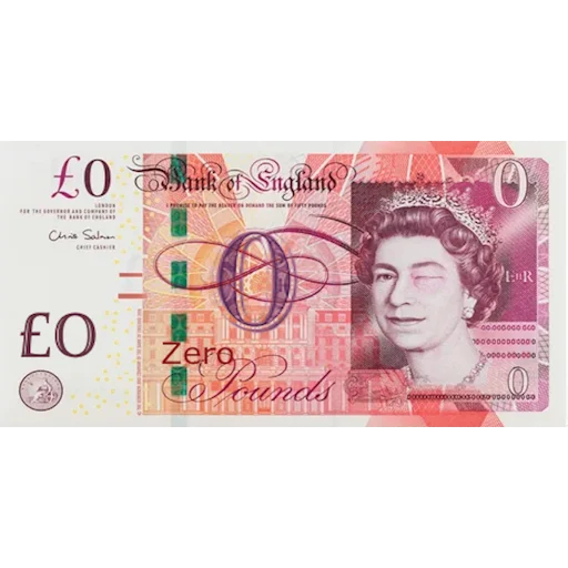 Стикер Британский фунт стерлингов